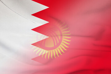 Bahrain and Kyrgyzstan government flag international negotiation KGZ BHR