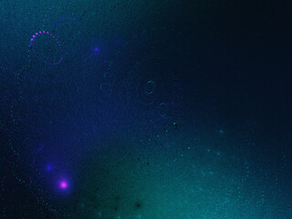 blue abstract fractal background 3d rendering illustration