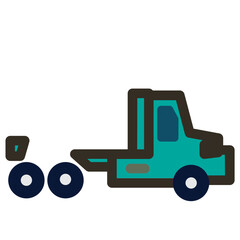 Lorry Flat Icon