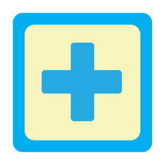 Fototapeta premium Healthcare Flat Icon