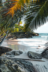 Fototapeta na wymiar Playa Preciosa, Rio San Juan , Maria Trinidad Sanchez, Republica Dominicana.