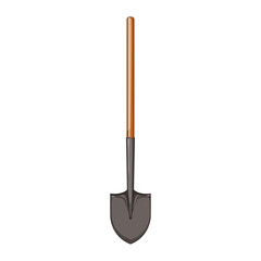 dig shovel tool cartoon. dig shovel tool sign. isolated symbol vector illustration
