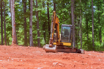 In construction zone an building site involves use of heavy construction equipment
