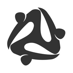 connect logo. people connection logo template Icon Illustration Brand Identity