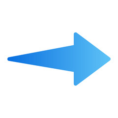right arrow gradient icon