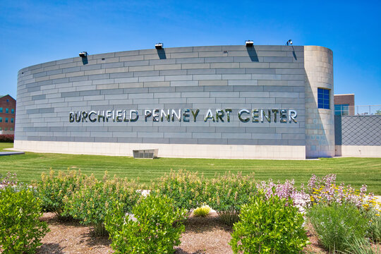 Buffalo, USA-20 July, 2019: Burchfield Penney Art Center, An Arts And Educational Institution Part Of Buffalo State College