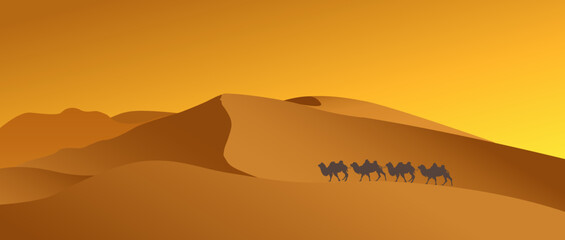camel in the desert © Shi