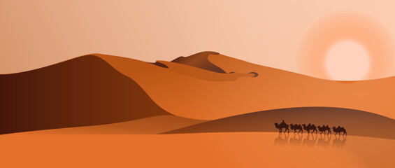 camel in the desert © Shi
