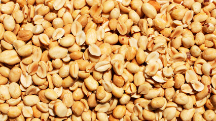 pile peanut food display peanuts shelled legume roasted ingredient organic cook