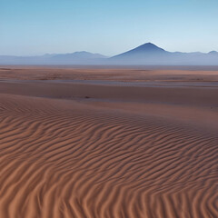 Fototapeta na wymiar Generative A.I. impressive sand dunes in the desert