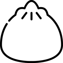 Mantou Outline icon.