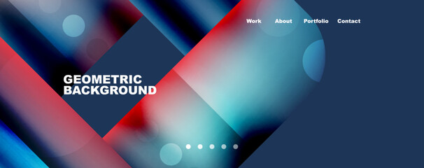 Fototapeta premium Squares and lines dynamic speed abstract background. Vector Illustration For Wallpaper, Banner, Background, Card, Book Illustration, landing page
