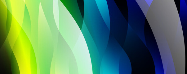 Fluid color gradients with dynamic wave line effect. Vector Illustration For Wallpaper, Banner, Background, Card, Book Illustration, landing page