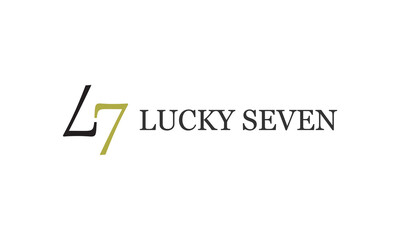 vector design elements for your company logo, lucky seven logo. modern logo design, business corporate template. lucky icon.