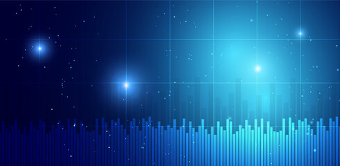 Futuristic technology background. Abstract vector illustration.