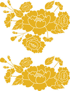 golden peony chinese new year