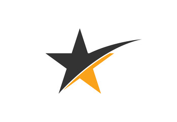 Star logo vector template design illustration.