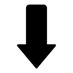 down arrow glyph icon