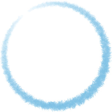 winter holiday circle frame