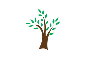 Tree icon. Nature, park. Vector image.