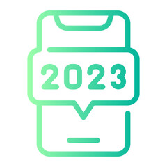 message gradient icon