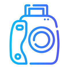 photo camera gradient icon