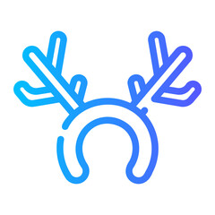 Reindeer gradient icon