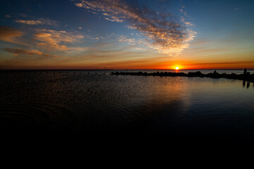 sunset on the gulf of Mexico