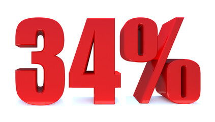 34 Percent off 3d Sign on White Background, Special Offer 34% Discount Tag, Sale Up to 34 Percent Off,big offer, Sale, Special Offer Label, Sticker, Tag, Banner, Advertising, offer ... See More 
