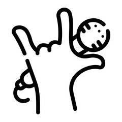 microphone line icon