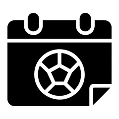 calendar glyph icon