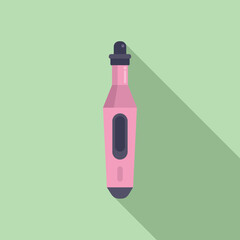 Spa tool icon flat vector. Pedicure beauty. Cosmetic design