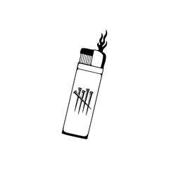 vector illustration of lighters concept