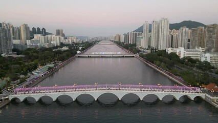 the Shing Mun River LIgthing 21 Dec 2022