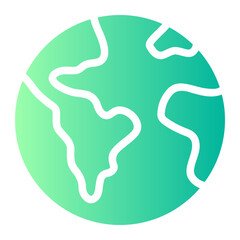 earth gradient icon