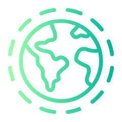 world gradient icon