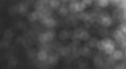 Light bokeh with dark background