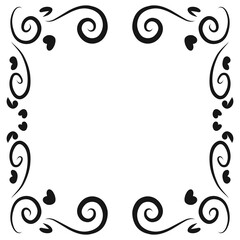 Design graphic of Decorative frames.