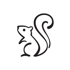 Squirrel Logo Vector