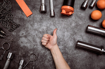 Sport hand. Sporty. Fit. Fitness. Motivation. Yes.