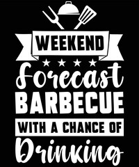 BBQ typography t-shirt design vector download