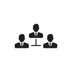 teamwork icon , management icon vector