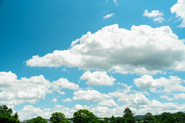 久留米 夏の雲