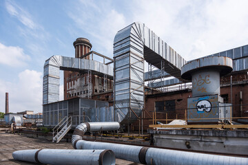 Details of an old abandoned factory