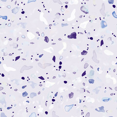 Terrazzo Texture Vector. Flooring Seamless Pattern