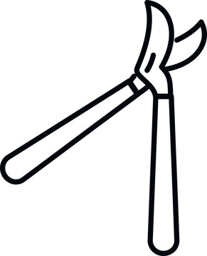 recommend clip art: Garden secateur icon outline vector. Shears pruning. Work blade