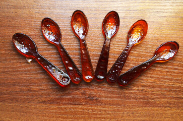 spoons sweet cockerels sweet candy cockerel