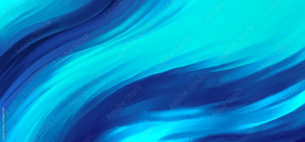 Poster abstract dynamic blue background with smooth flow line for wallpaper, banner, presentation and print