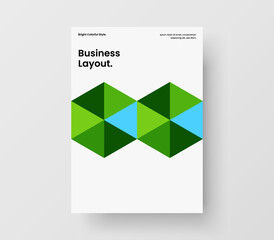 Original book cover design vector layout. Creative geometric pattern postcard template.
