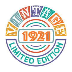 Vintage 1921 Limited Edition